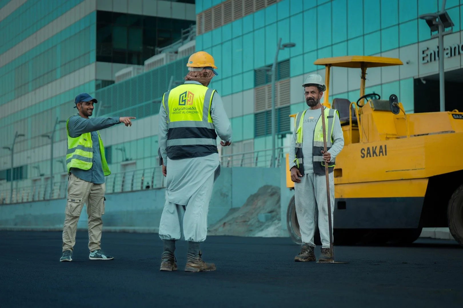 أعمال موقع ومساحات خارجية - حكمت الديزاين